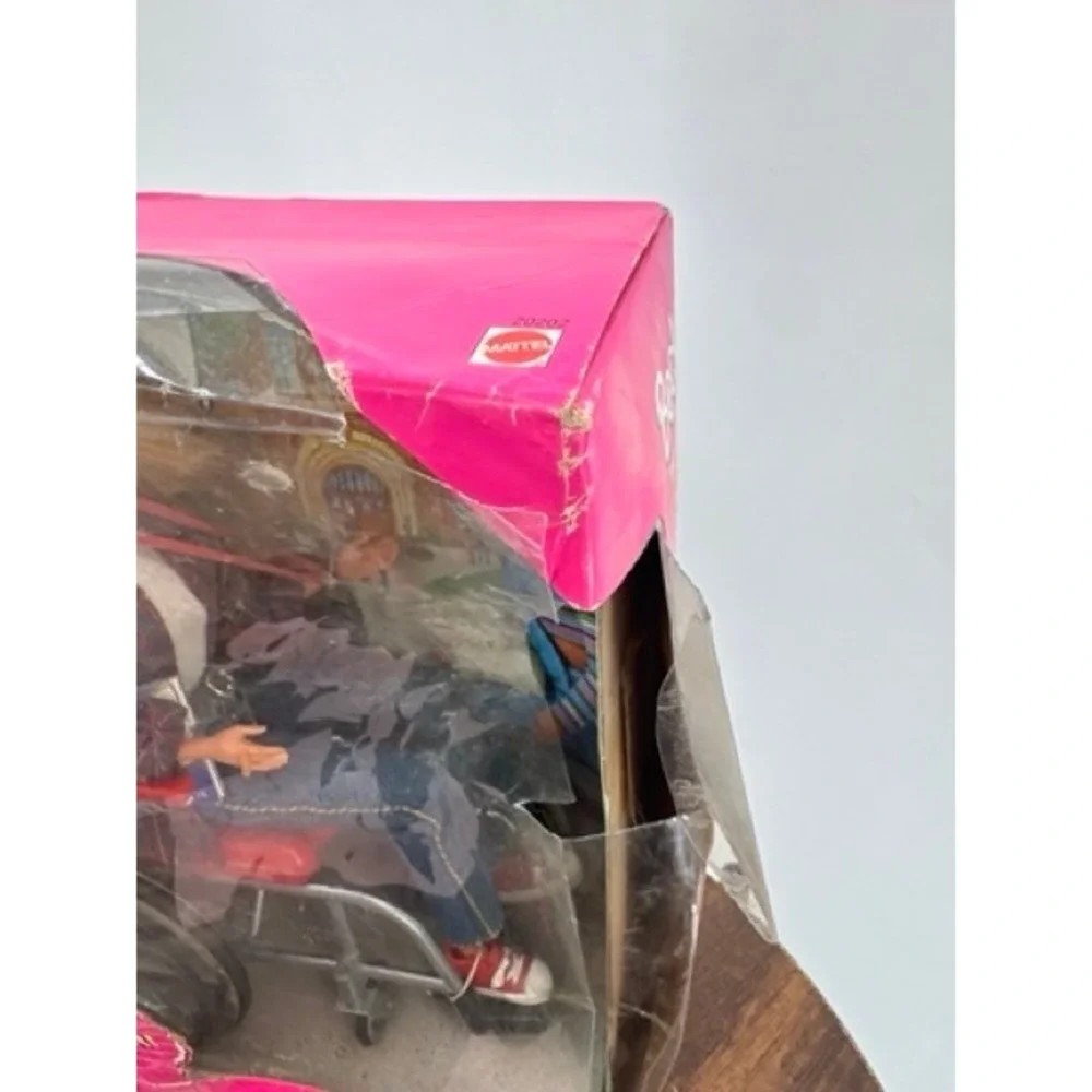 Vintage NEW Mattel Becky Friend Barbie School Photographer Doll 1998 Wheelchair
